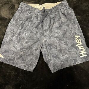 Hurley Charcoal Floral Boardshorts